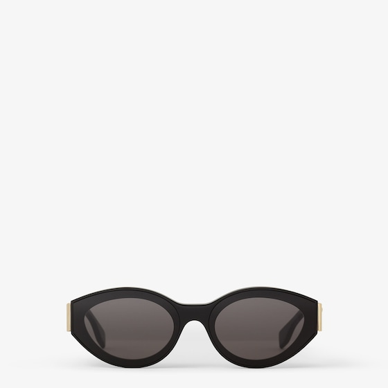 Fendi First oval glasses in black acetate