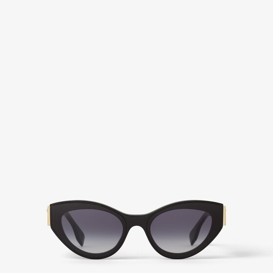 Fendi Cat-eye First glasses in black acetate