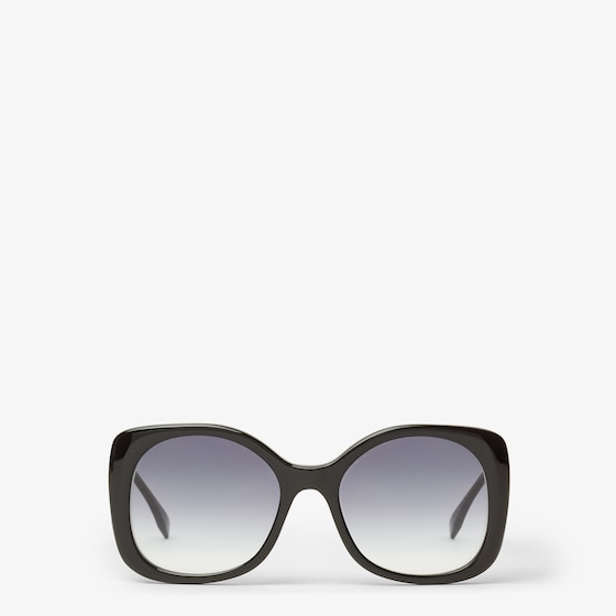 Fendi Fendigraphy sunglasses with oversize butterfly-shaped black