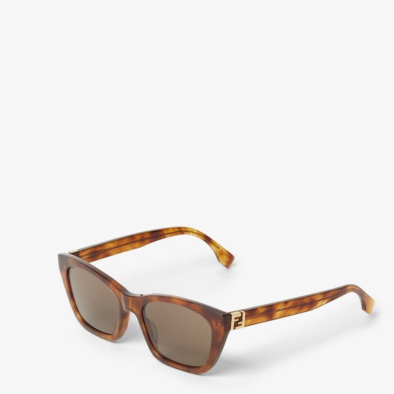 Fendi Forever cat-eye sunglasses made of Havana acetate | Thumbnail 2