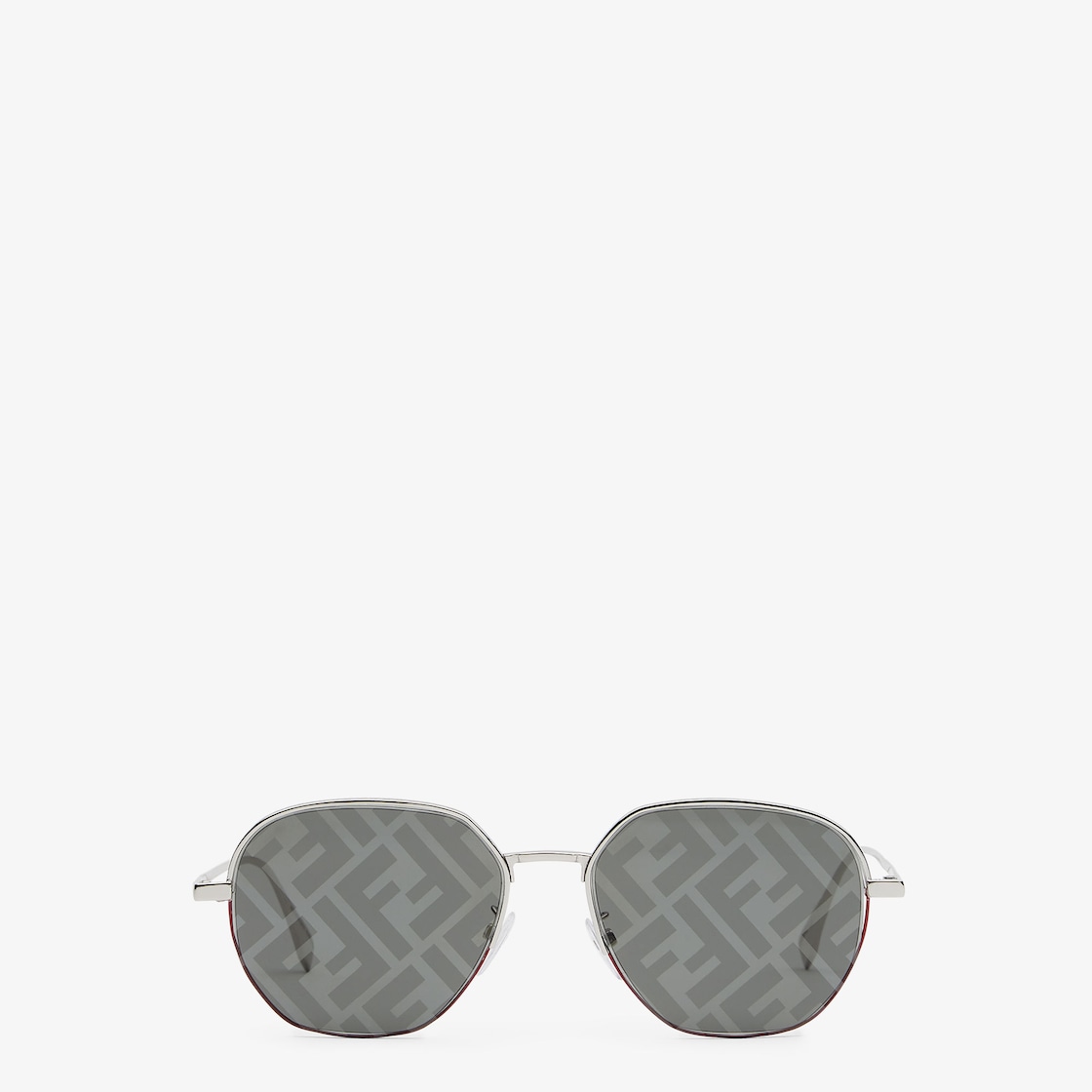 Fendi Travel Lunettes de soleil couleur palladium Fendi