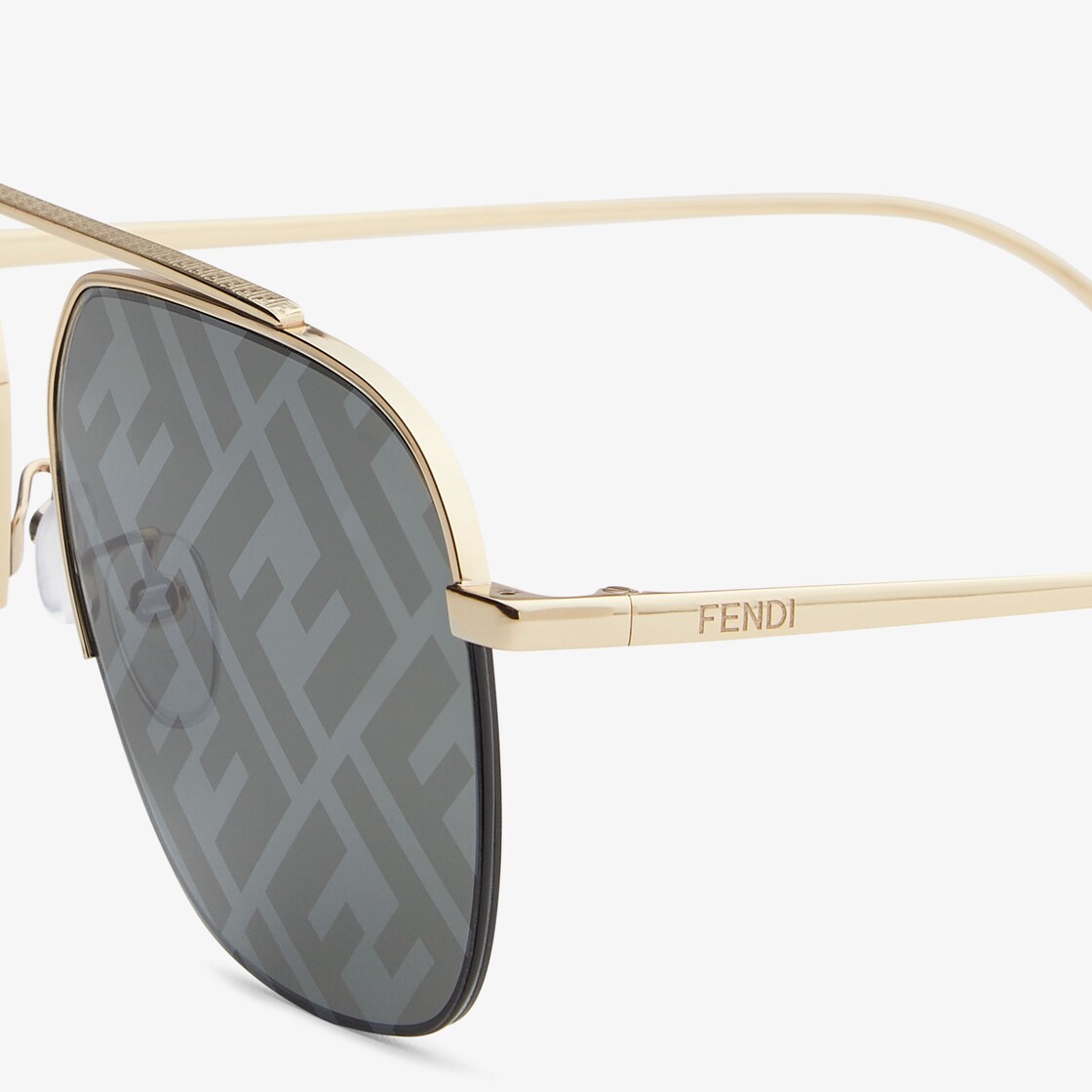 Fendi shop sunglasses gold