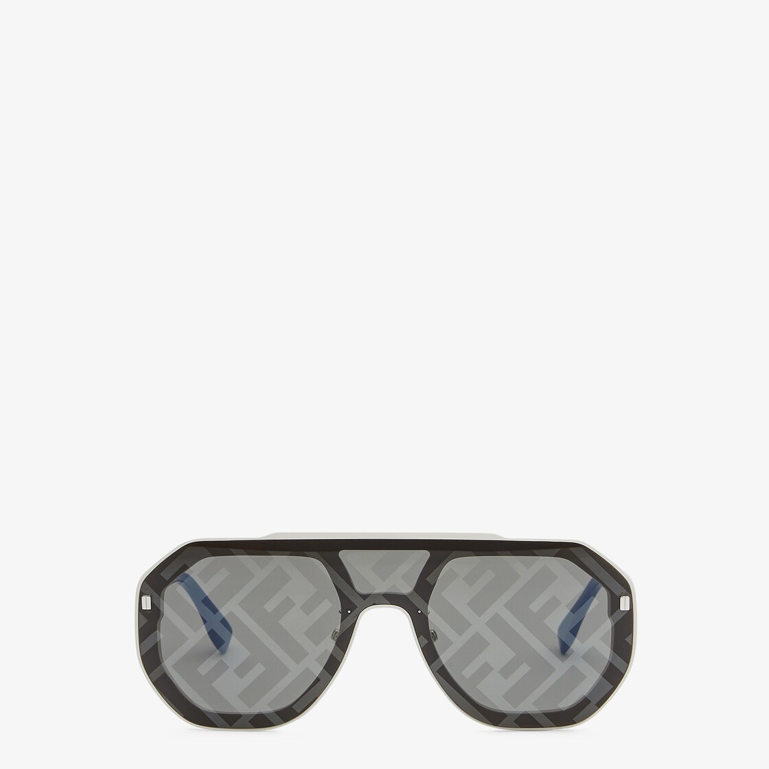 Fendi - FS Fendiland - Pilot Sunglasses - Silver Palladium - Sunglasses - Fendi  Eyewear - Avvenice