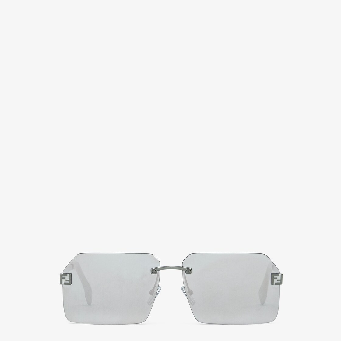 Fendi square metal discount ff lenses sunglasses