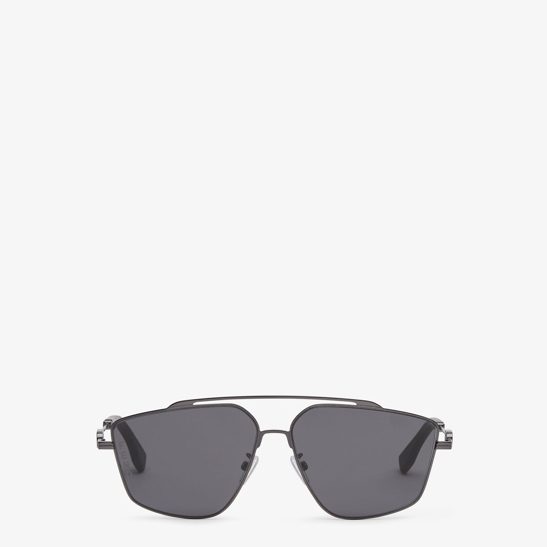 Fendi - Gafas de sol metal color negro con lentes en tono gris oscuro | Fendi