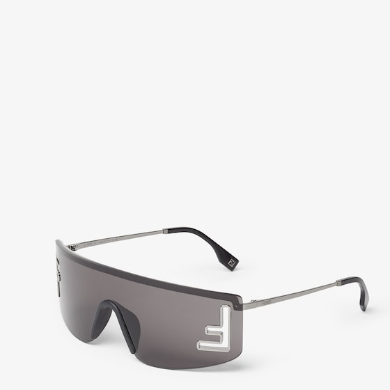 Fendi FF Squared shield-front glasses, with laser-cut FF finished | Thumbnail 2