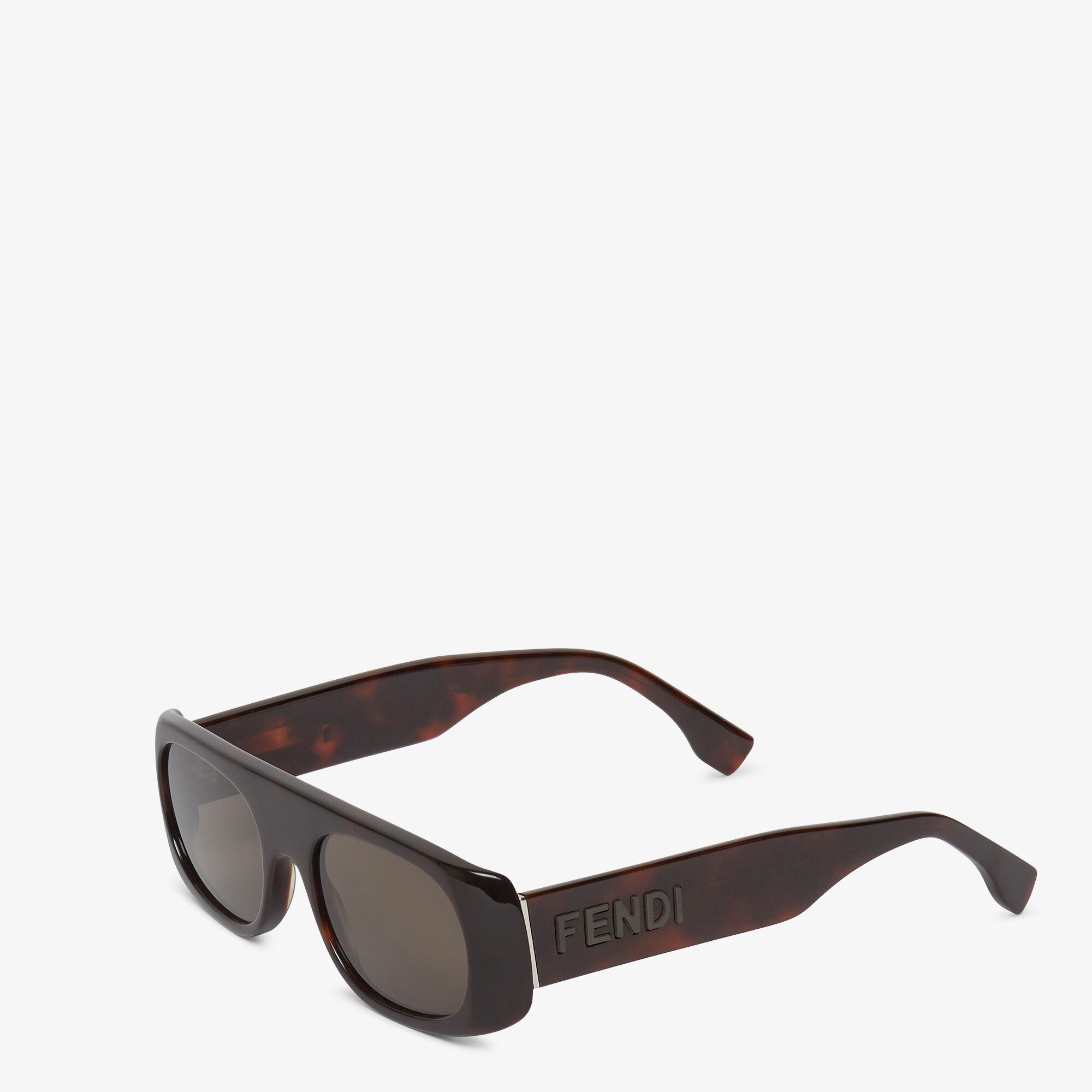 【関税込】FENDI オーバル サングラス アセテート ブラウン ブラウン（茶色）系 Forever21(フォーエバー21) FENDI