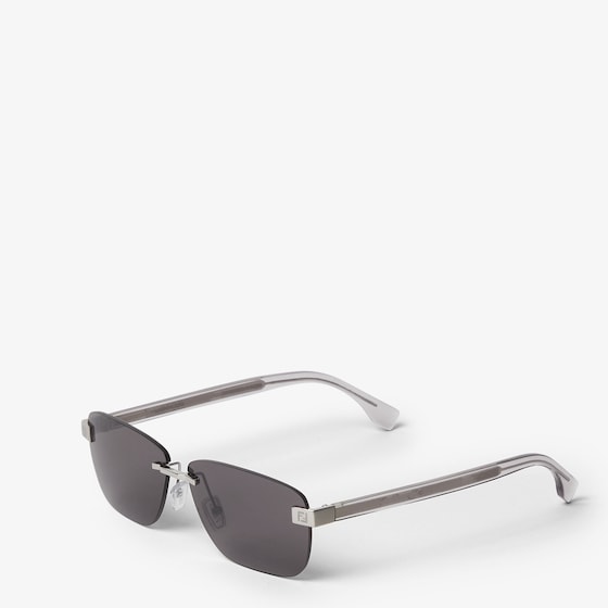 Fendi Rectangular rimless sunglasses, distinguished by hinges | Thumbnail 2