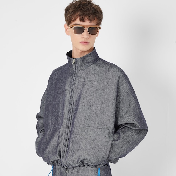 Fendi Ultra-lightweight, square pilot sunglasses made of metal | Thumbnail 4
