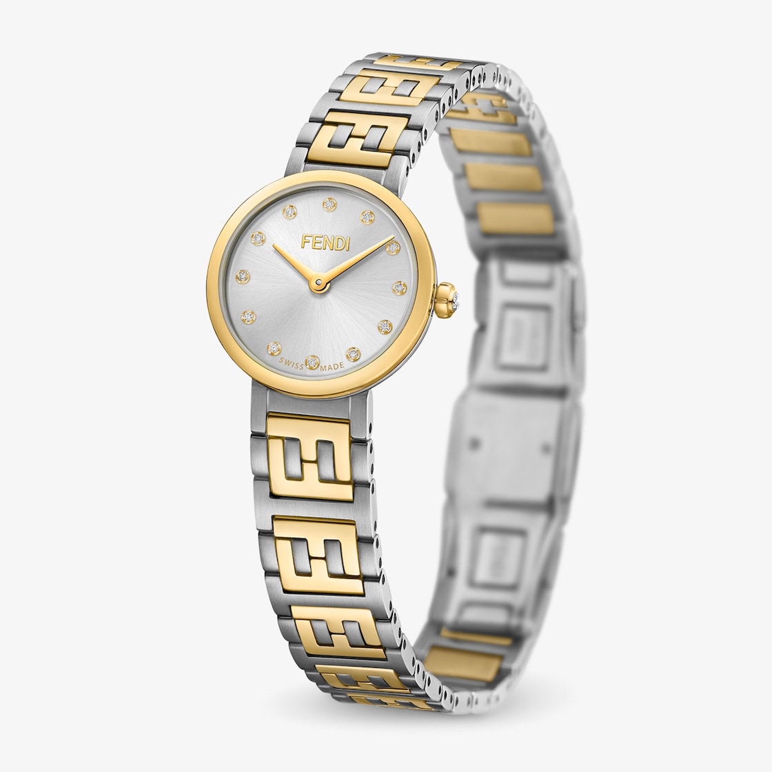 Forever Fendi - 19 mm – Bracelet watch with FF logo | Fendi