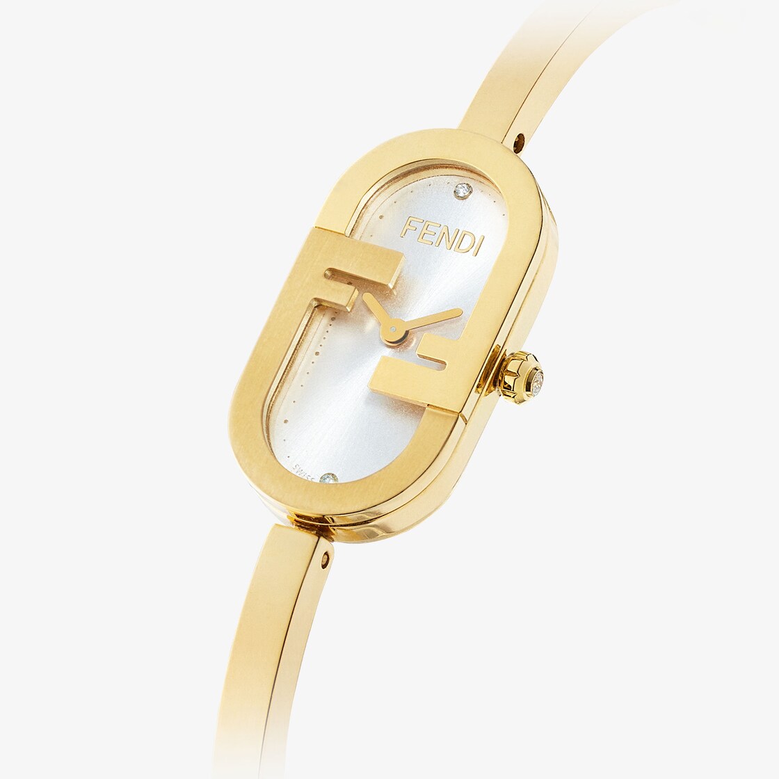 O'Lock Vertical - 14.80 x 28.30 mm - Oval watch with FF logo | Fendi