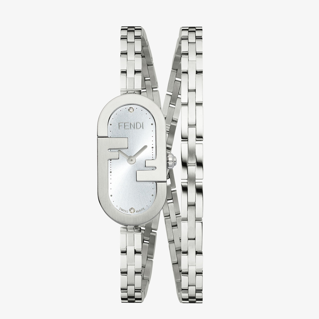 O\'Lock Vertical - 14.80 x 28.30 mm - Oval watch with O\'Lock logo | Fendi