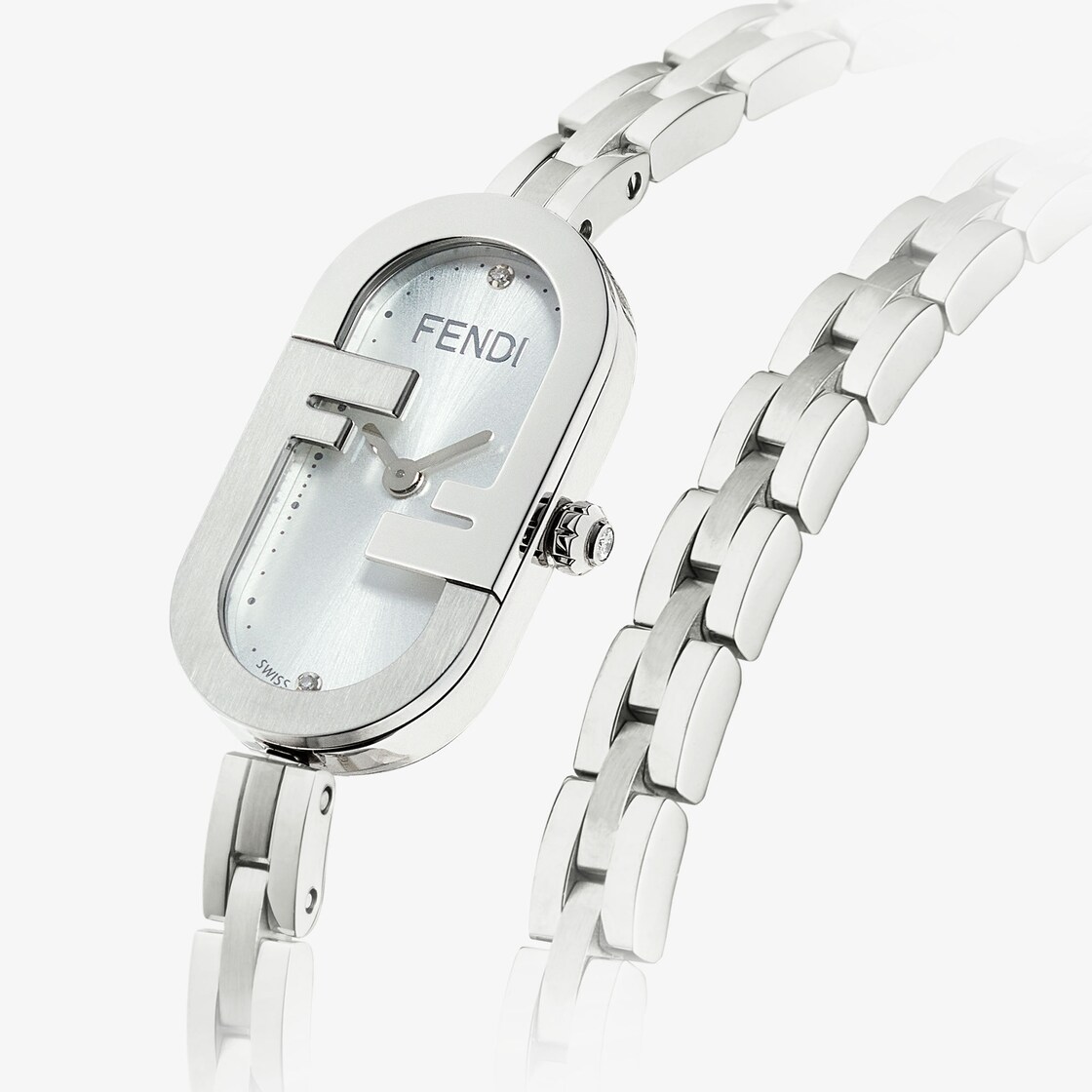 O'Lock Vertical - 14.80 x 28.30 mm - Oval watch with O'Lock logo 