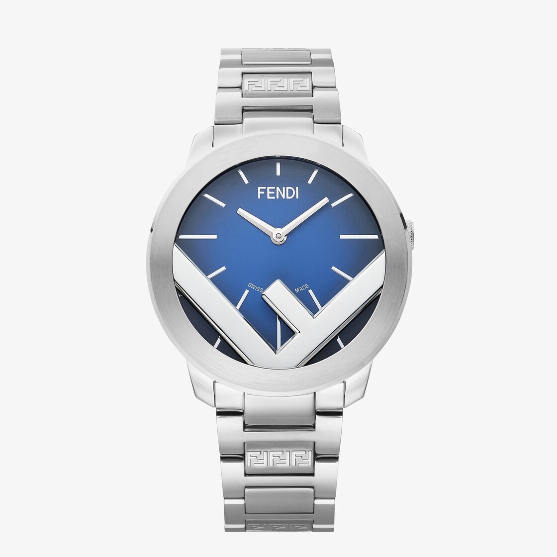 F is Fendi 41 mm Round watch with F is Fendi logo Fendi