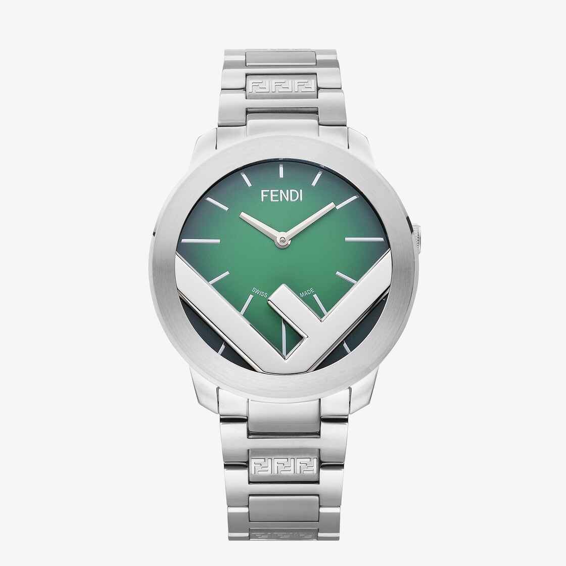 F is Fendi - 41 mm - Round watch with F is Fendi logo | Fendi