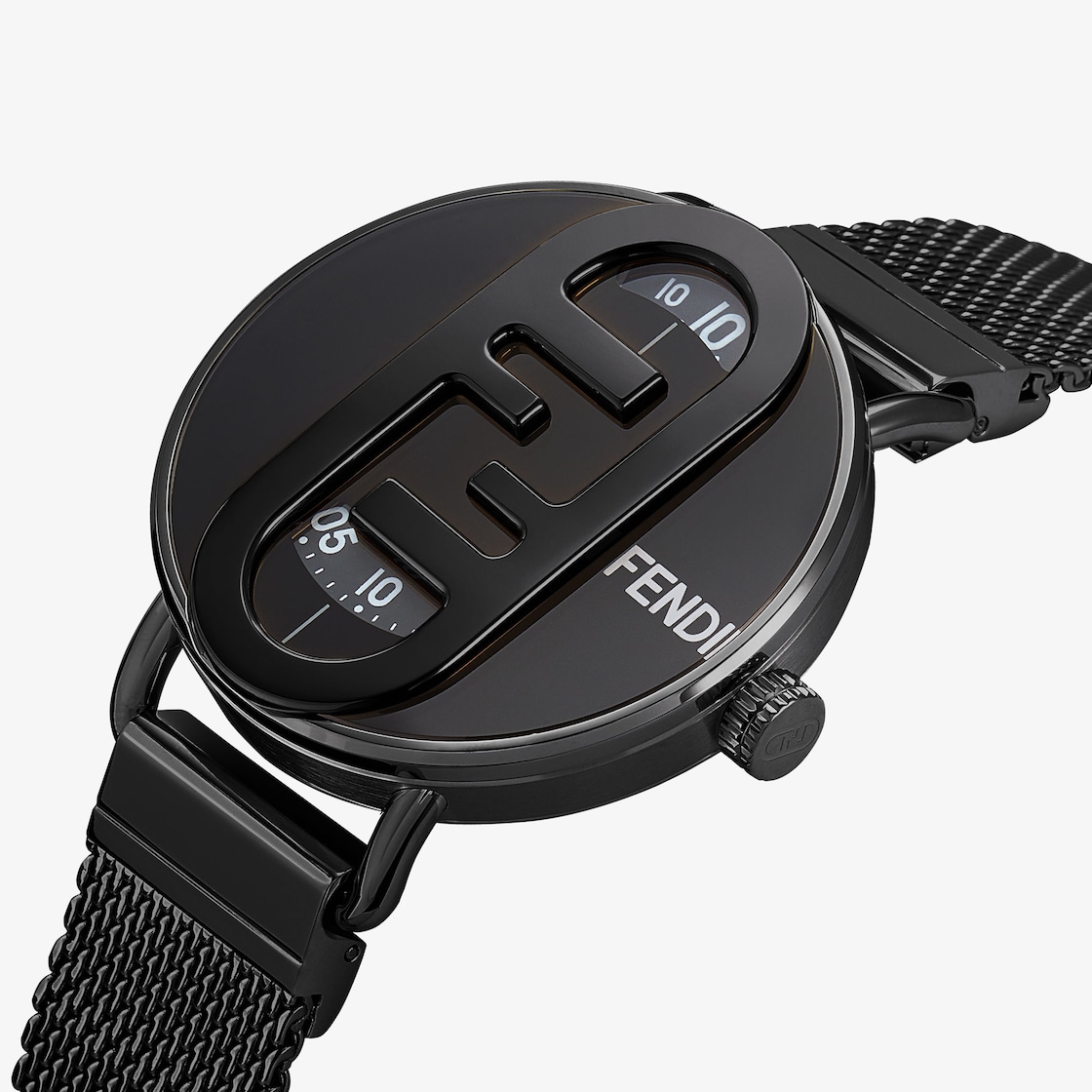 O'Lock Round - 42 mm - Round watch with O'Lock logo | Fendi