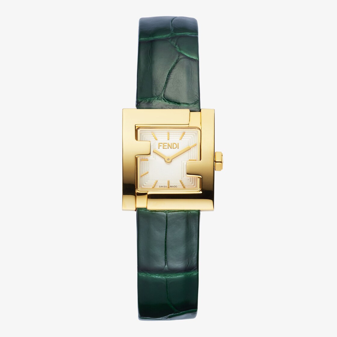 FF Fendi20 x 22 mm Square watch with FF logo