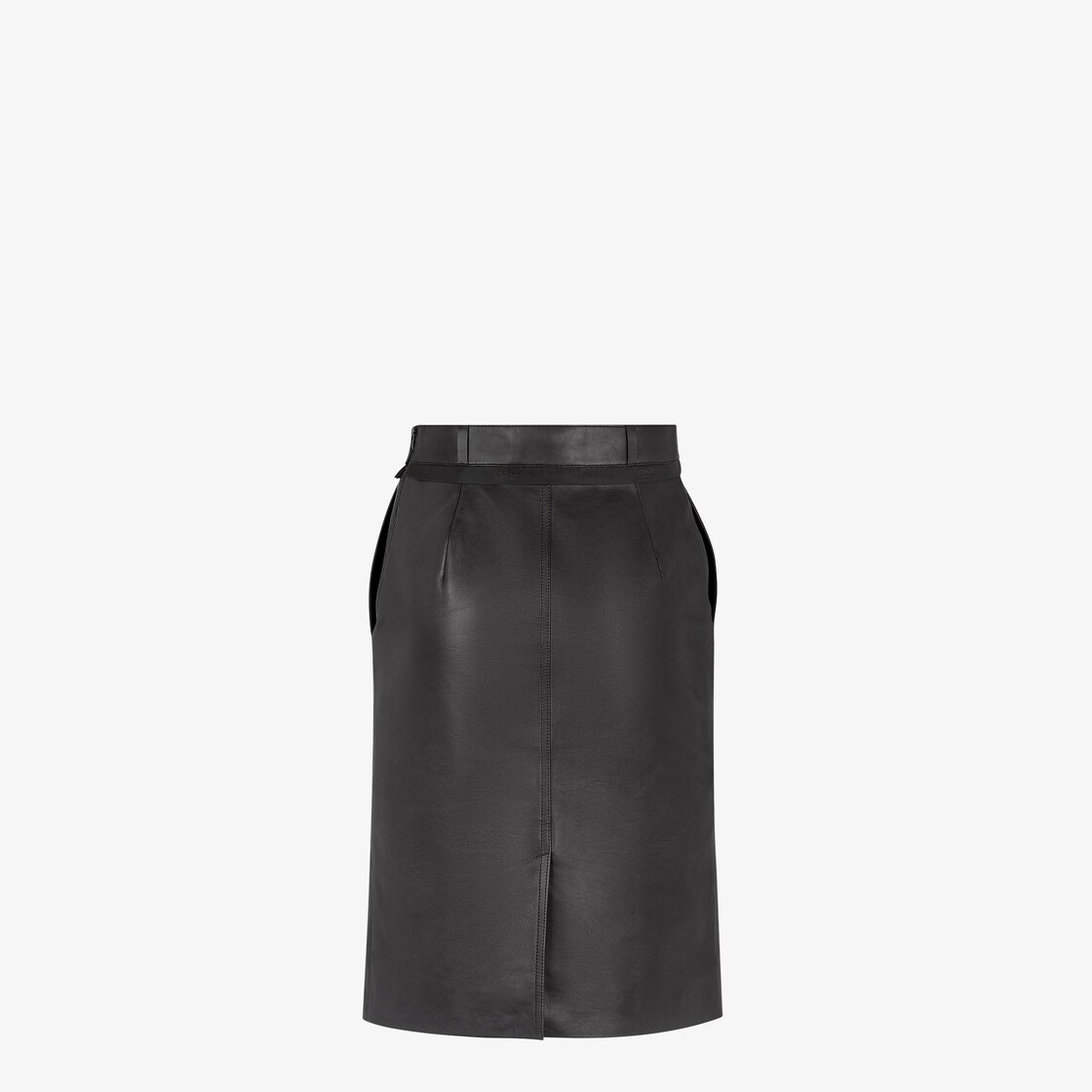 Fendi leather outlet skirt