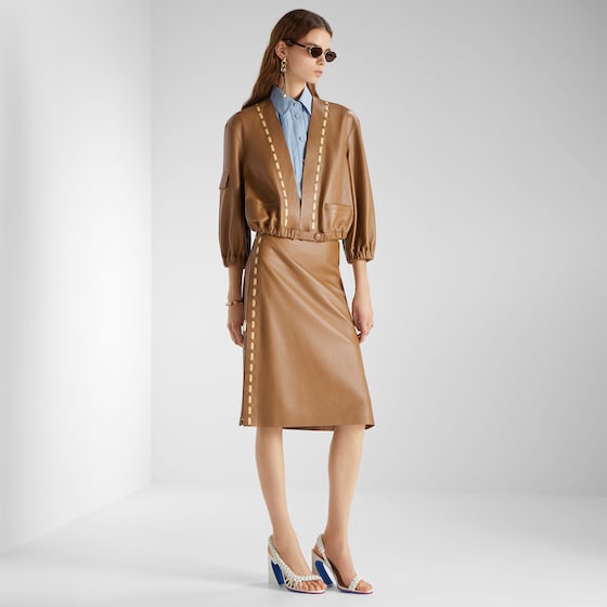 Fendi Slightly flared midi skirt | Thumbnail 4