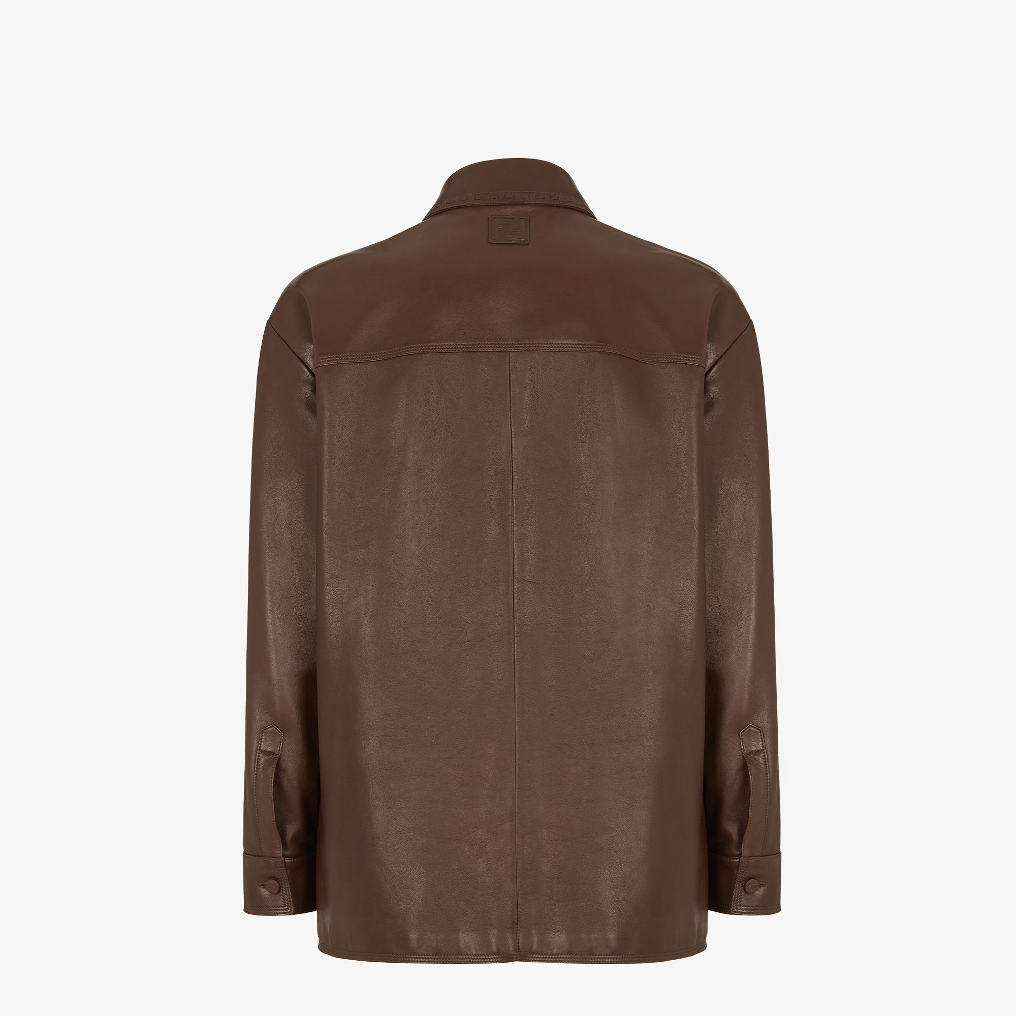 Blouson - Brown leather Go-To Jacket | Fendi