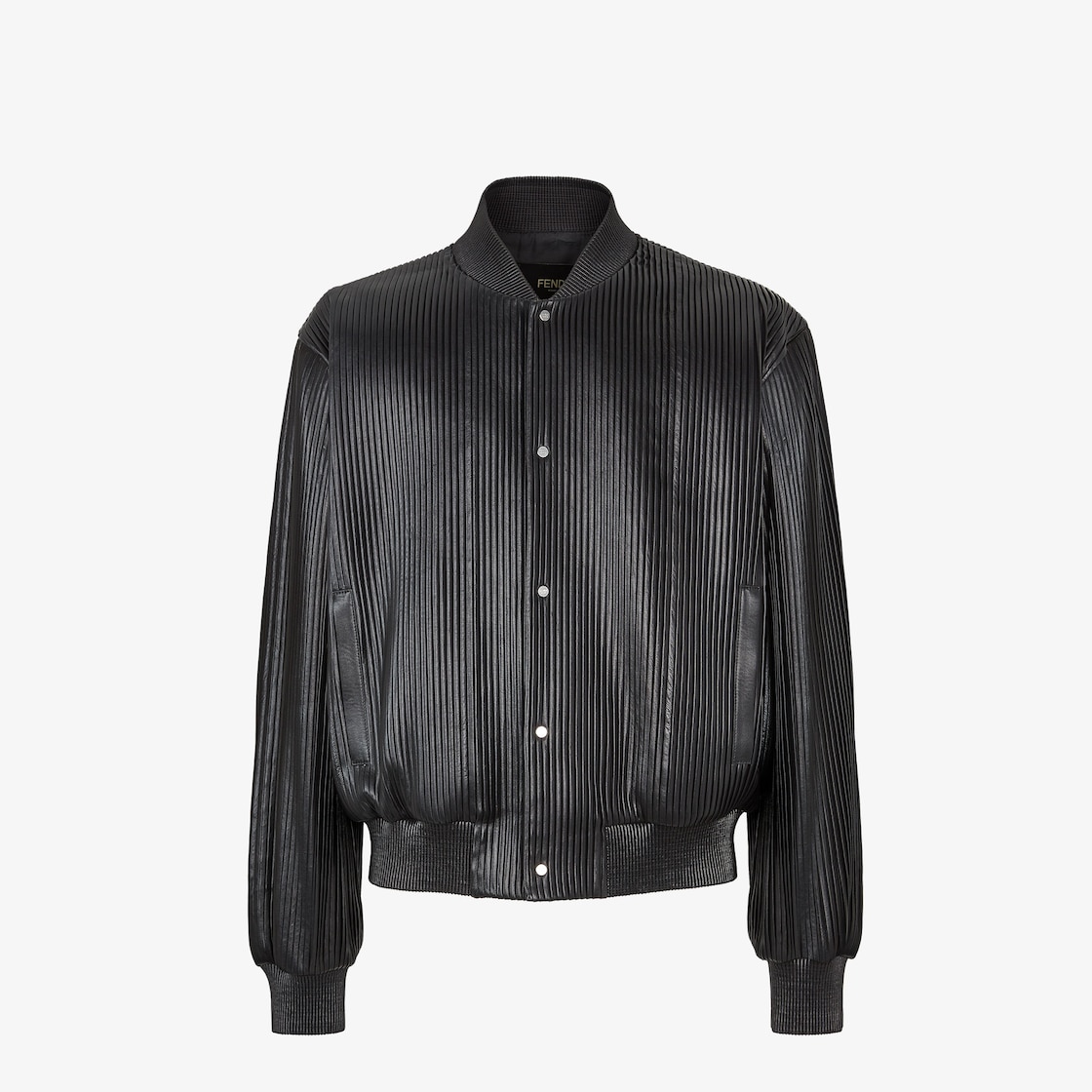 Blouson Leather Black Fendi