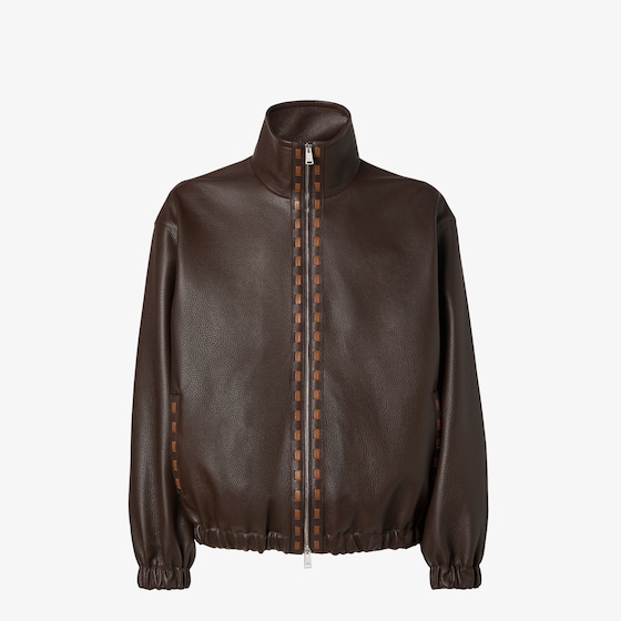 Fendi Blouson In Brown