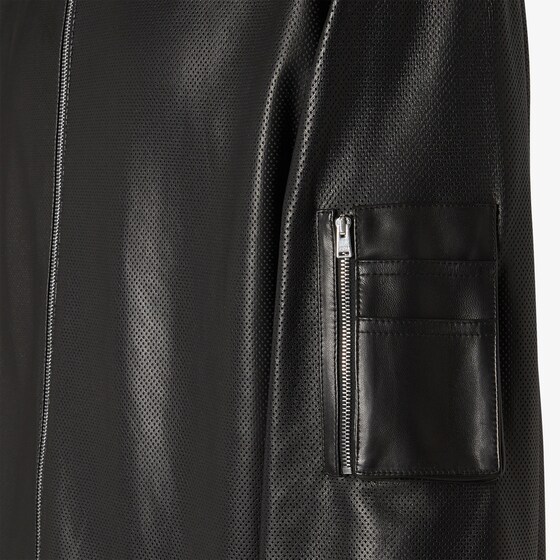 Fendi Blouson with mandarin collar and drawstring edge at | Thumbnail 3