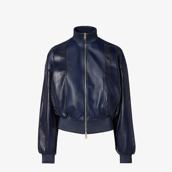 Fendi Blouson with high collar and long sleeves with dropped