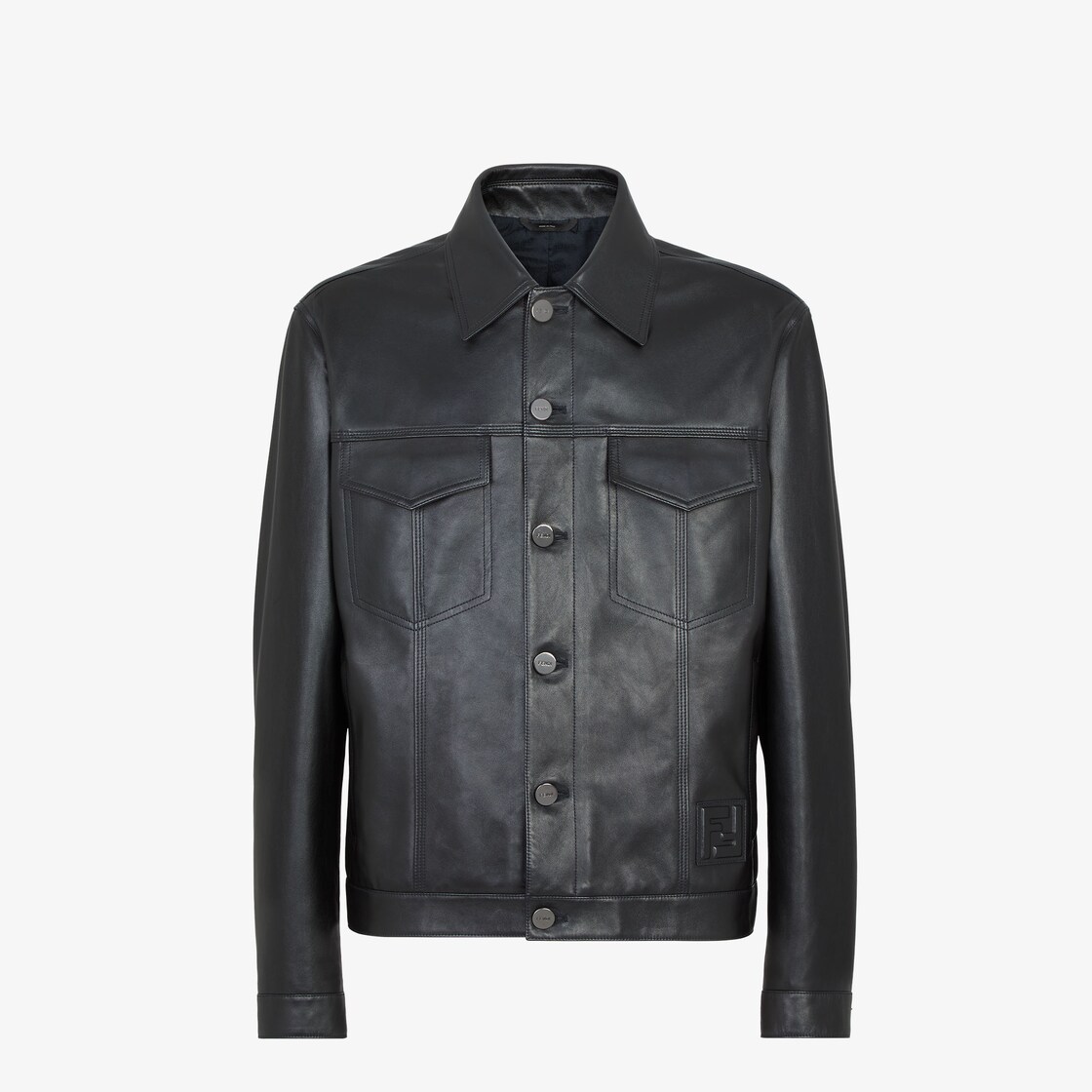 Blouson Black nappa-leather blouson Black - Image 1/4