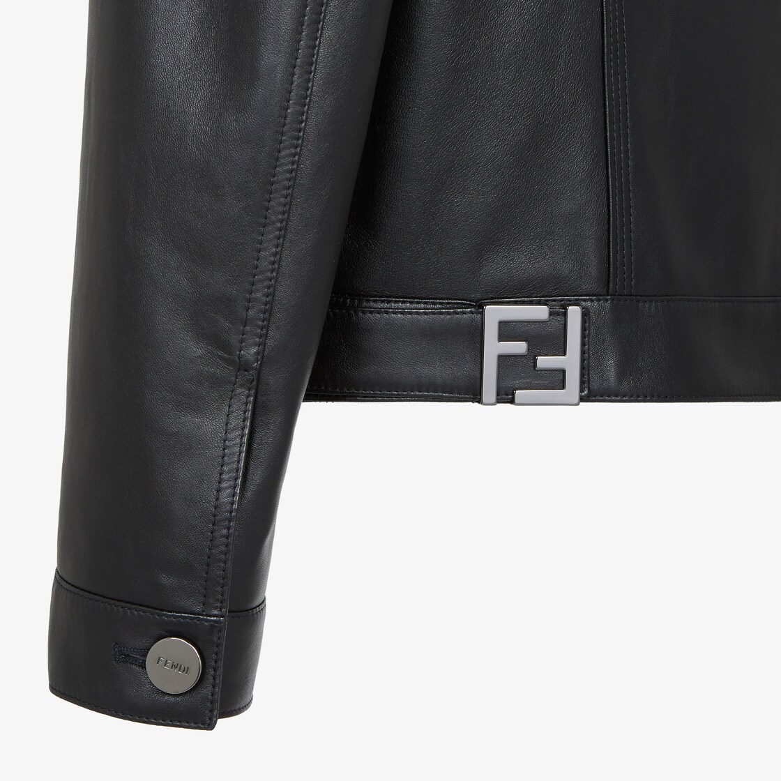 Blouson Black nappa-leather blouson Black - Image 3/4