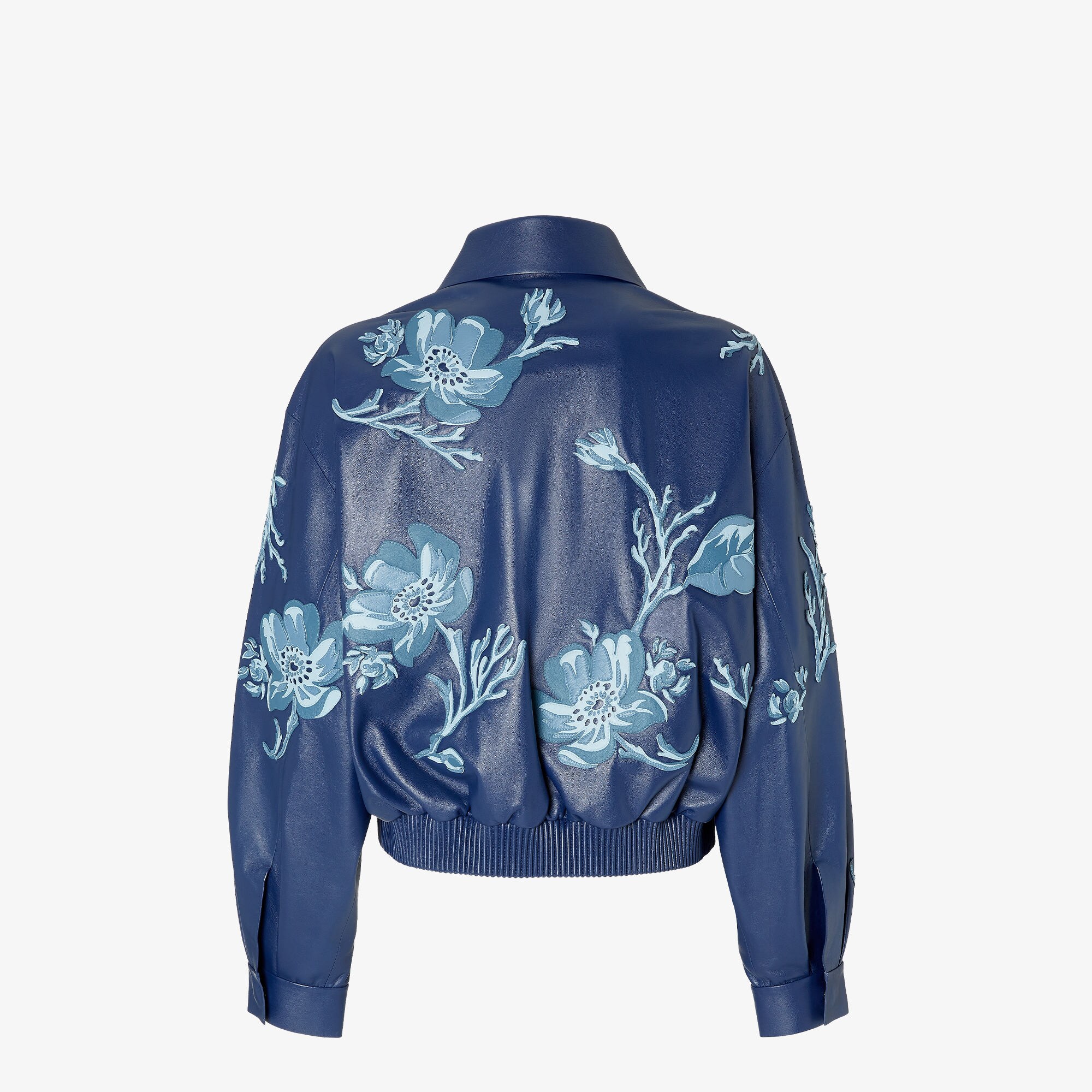 Jacket Leather Blue | Fendi