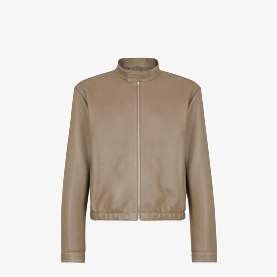 Fendi Blouson In Brown