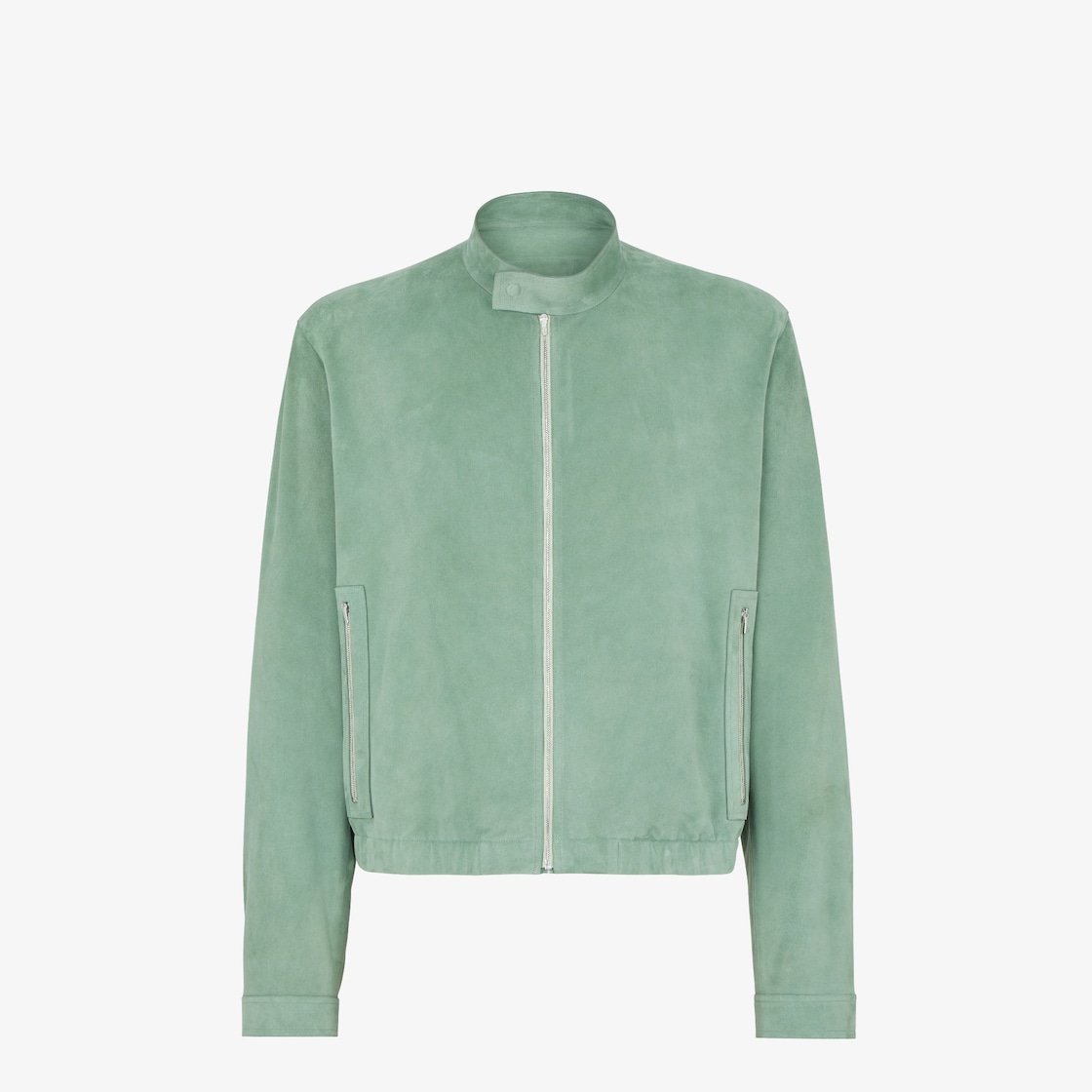 Blouson Light green suede blouson Green - Image 1/4