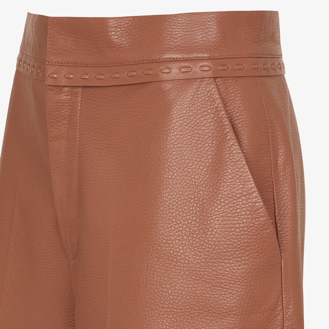 Trousers Leather Brown - Image 3/3