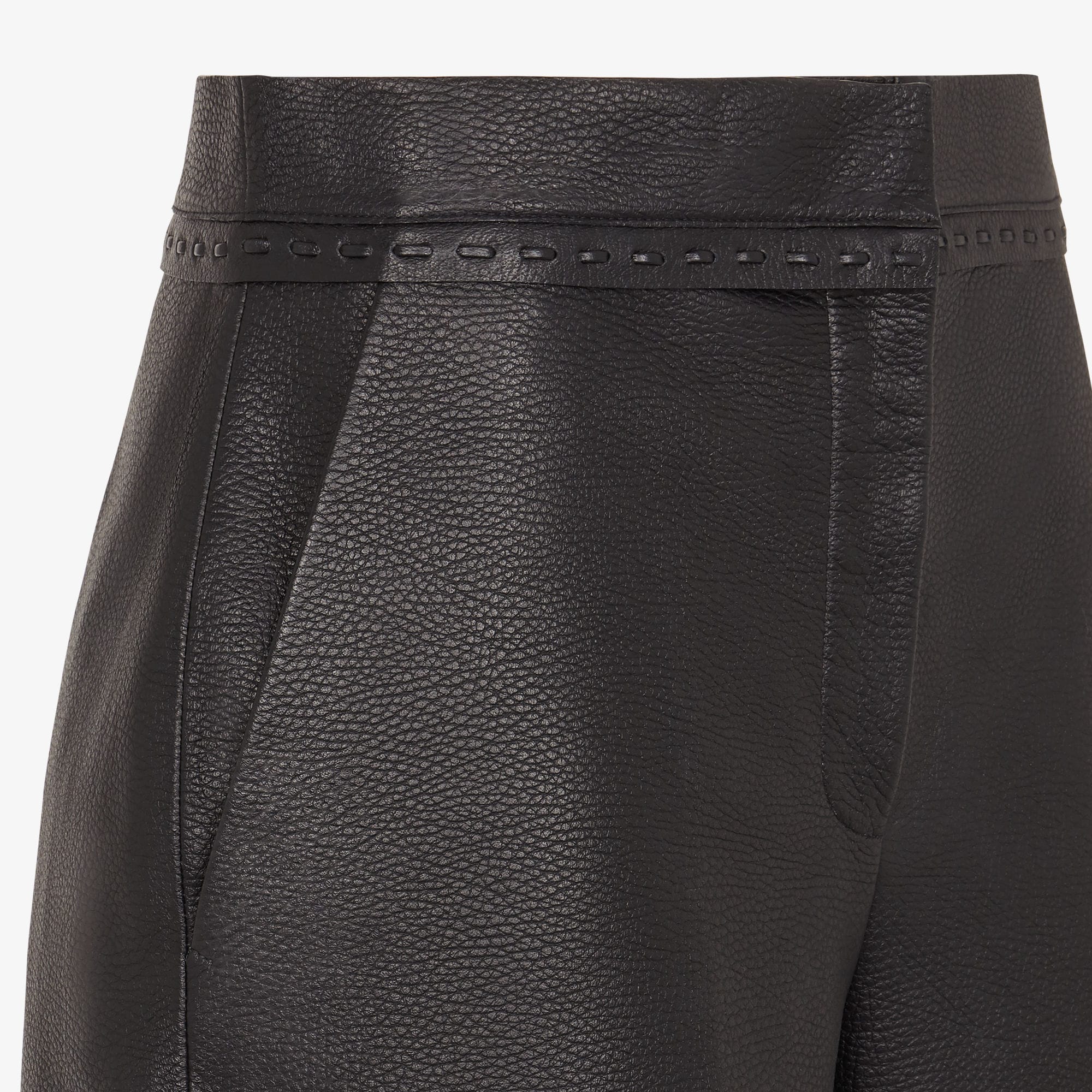ショートパンツ レザー ブラック | Fendi ショートパンツ レザー ブラック | Fendi