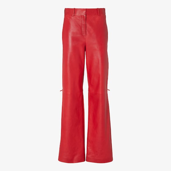 Fendi Trousers In Red