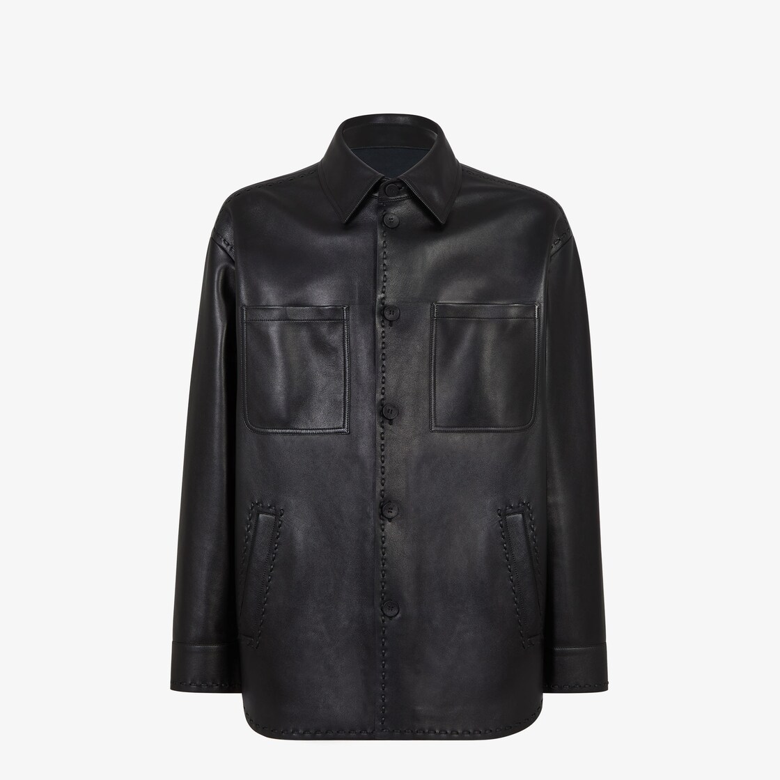 Shirt Black leather Selleria shirt Black - Image 1/4