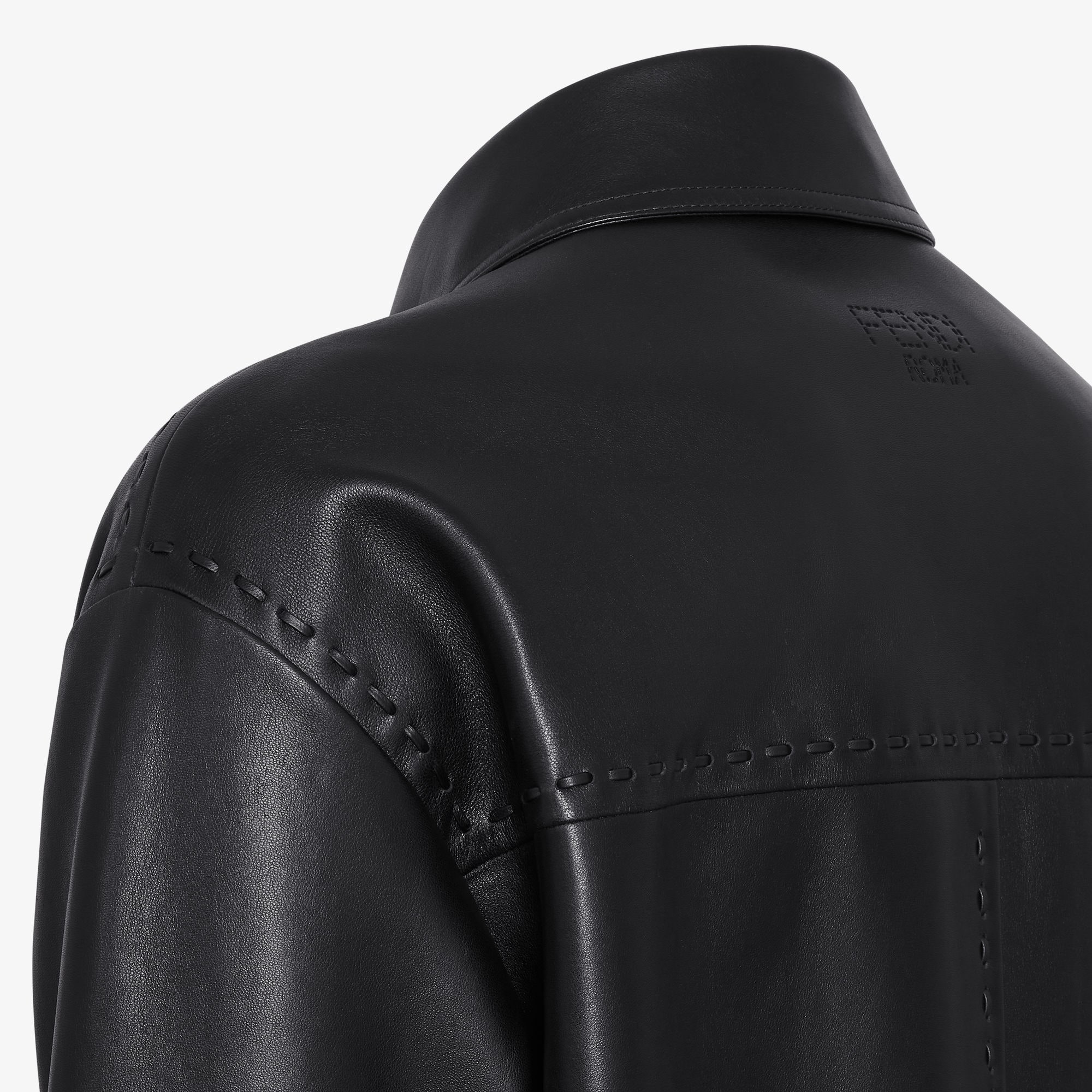 シャツ レザー ブラック | Fendi