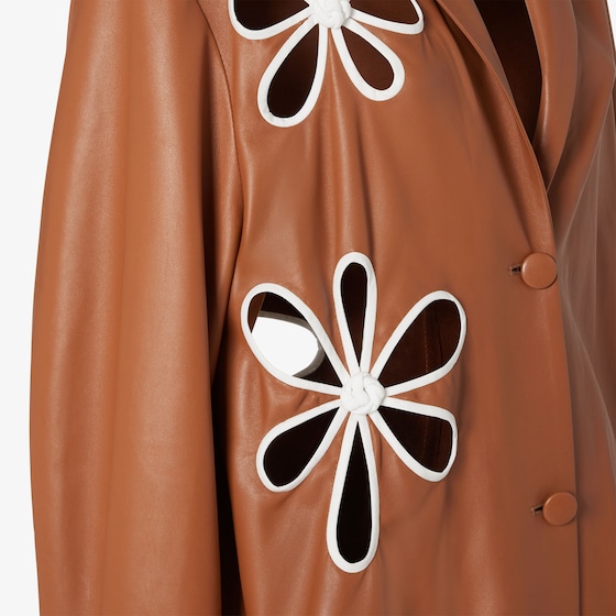 Fendi Tailoring-inspired midi overcoat with small lapel collar | Thumbnail 3