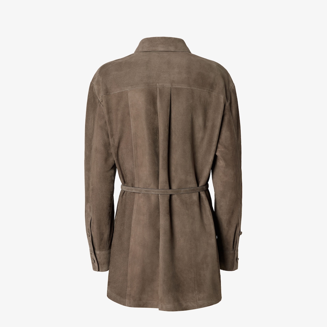 Shirt Gray suede shirt Gray - Image 2/3