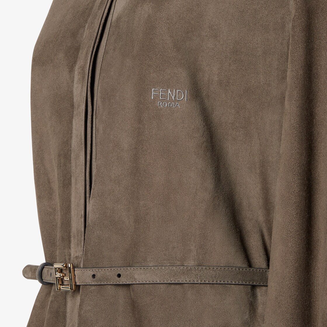 Shirt Gray suede shirt Gray - Image 3/3