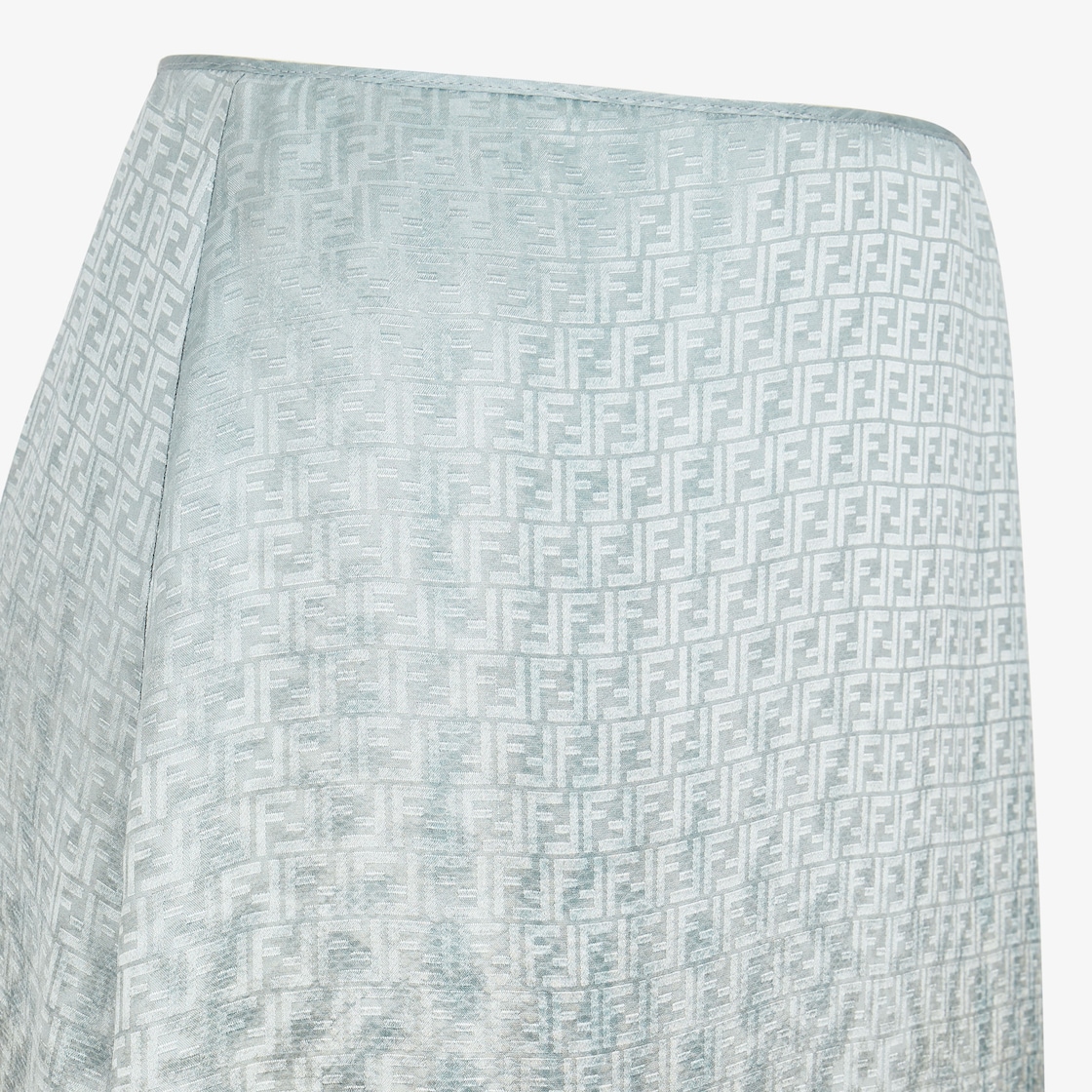 Skirt Light blue animalier silk skirt Light blue - Image 3/4