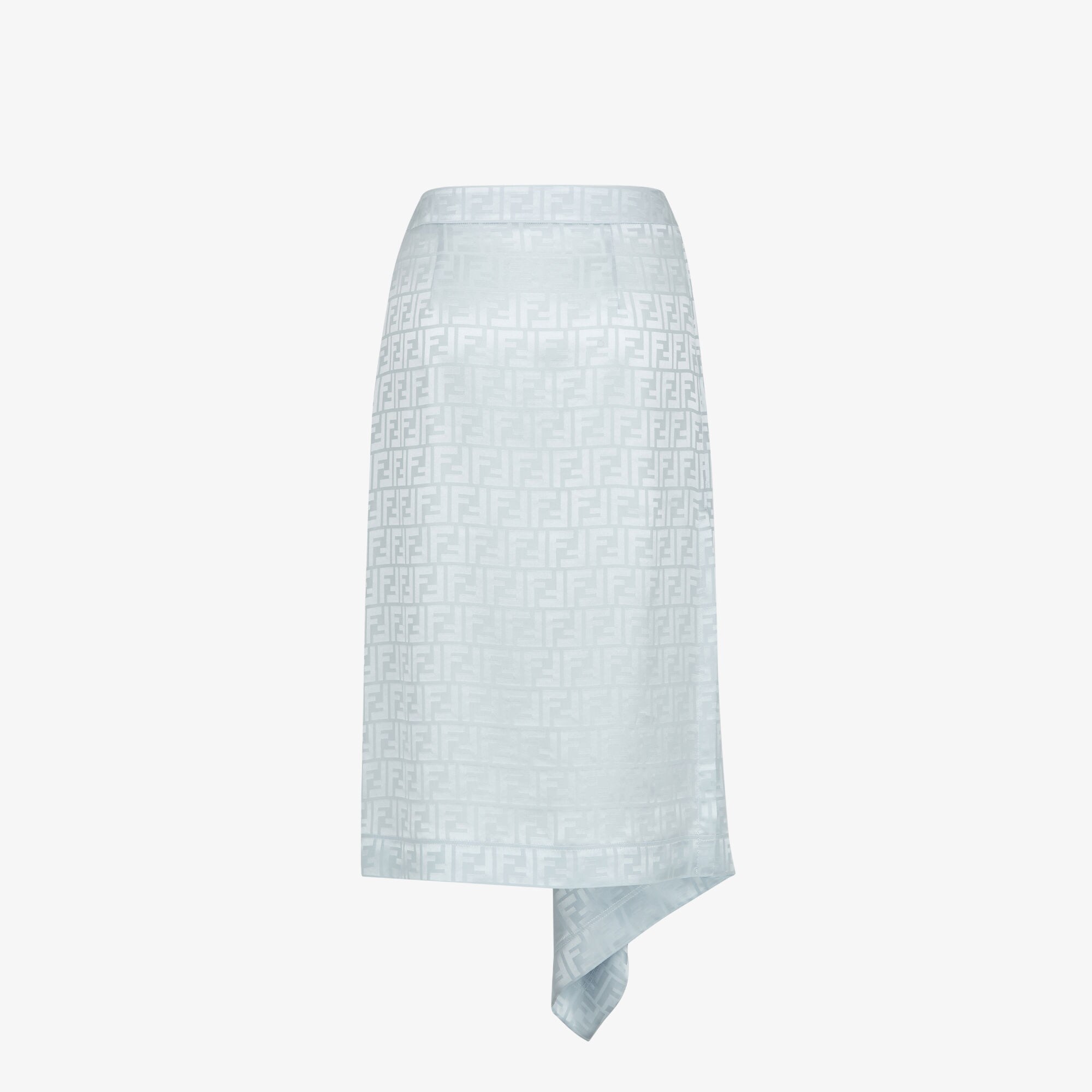 スカート - ライトブルーFFサテンクレープ スカート | Fendi 