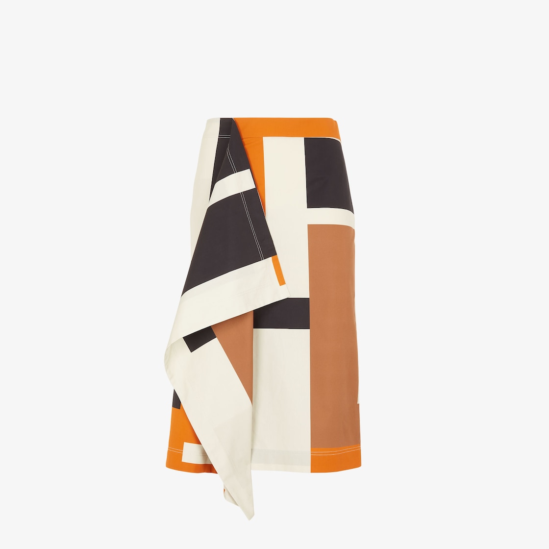 Fendi orange skirt best sale