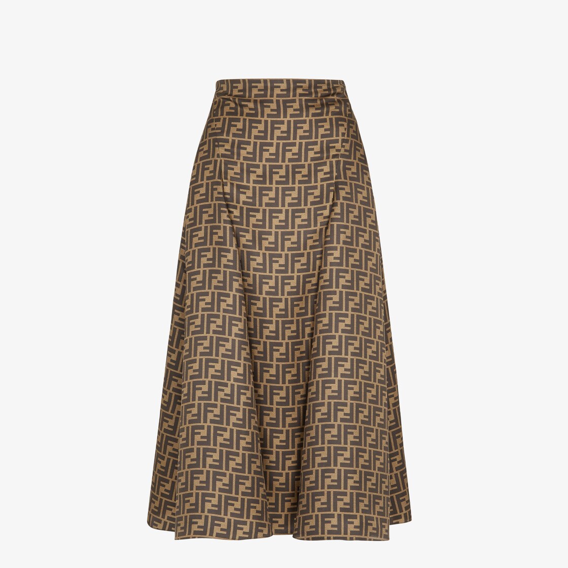 Fendi green leather skirt best sale