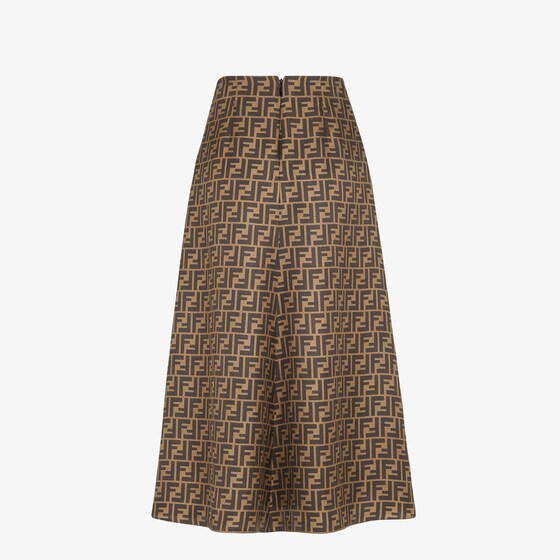 Fendi High-waisted skirt with a flowing, flared line | Thumbnail 2