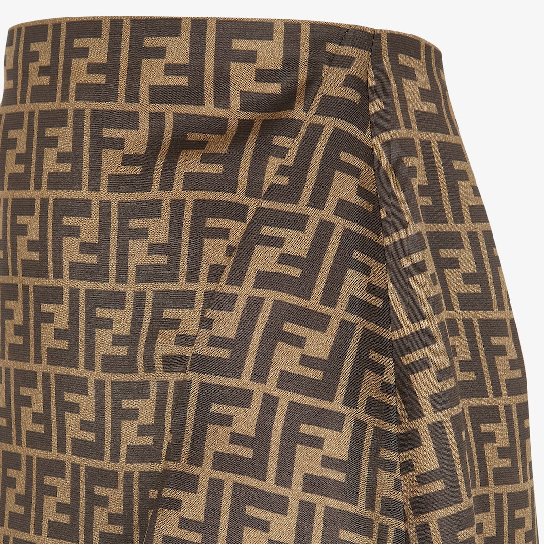 Skirt Silk Brown Fendi