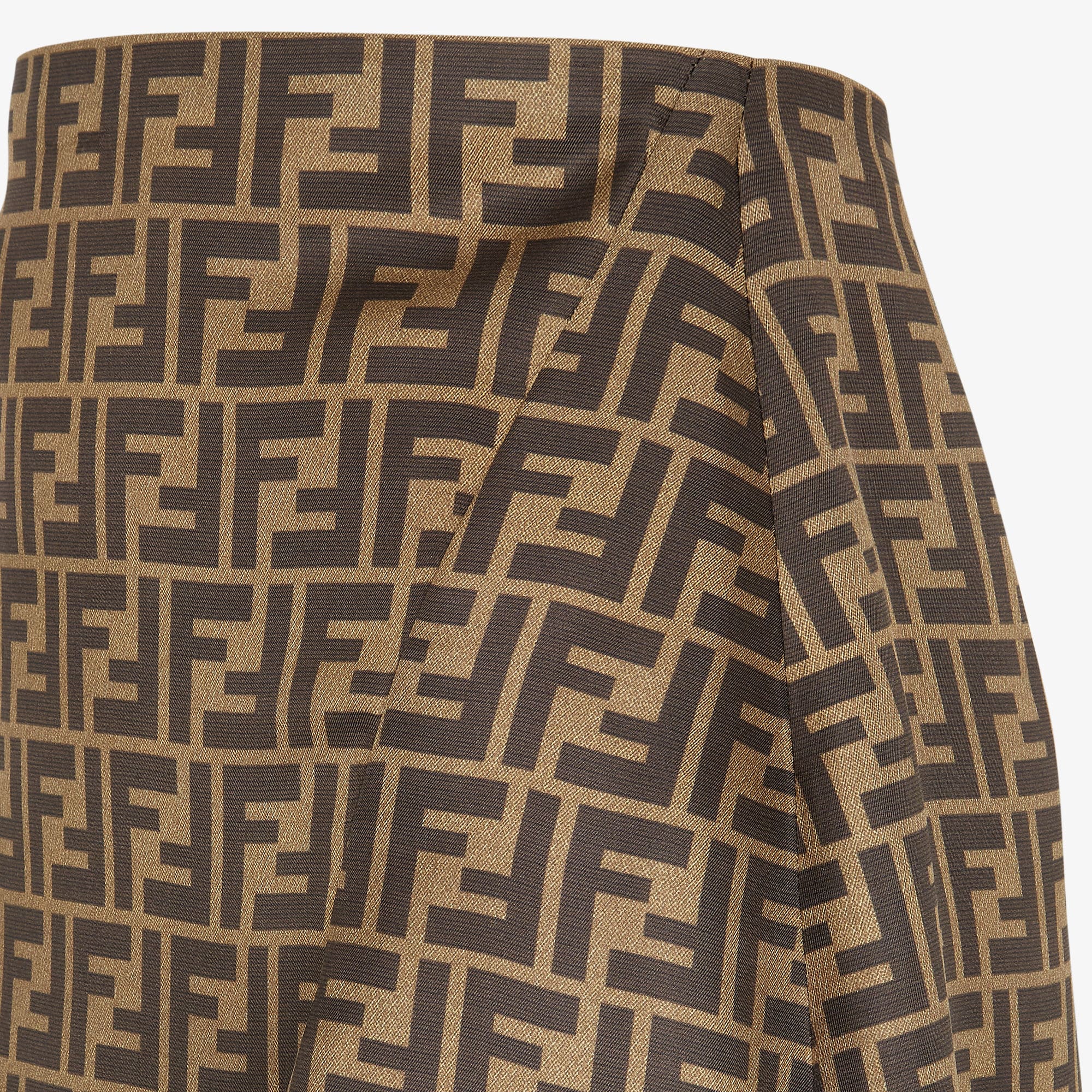 FENDI 巻きスカート風ニットスカート 42 ライトブラウン FENDI 巻きスカート風ニットスカート 42 ライトブラウン