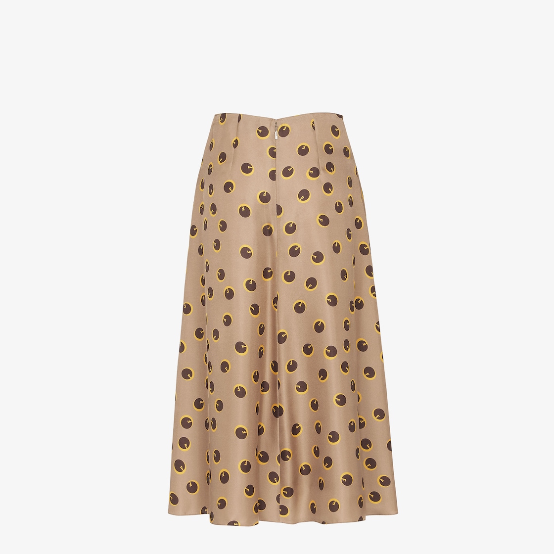 Skirt Brown printed silk skirt Brown - Image 2/3