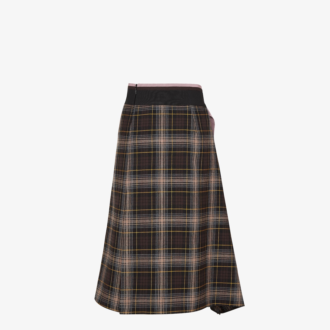 Skirt Brown Fendi Tartan skirt Brown - Image 3/5